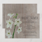 Rustikales Jasmine Bridal Einladungen (Vorne/Hinten)