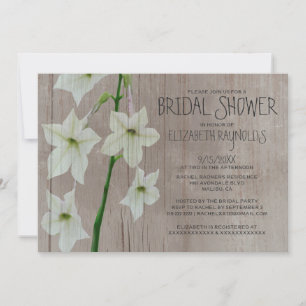 Rustikales Jasmine Bridal Einladungen