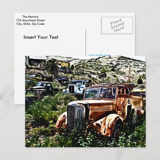 Rustikales Jerome, Arizona Postkarte (Vorne/Hinten)