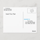 Rustikales Jerome, Arizona Postkarte (Rückseite)