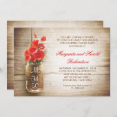 Rustikales Jubiläum Einladung (Vorne/Hinten)