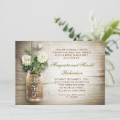 Rustikales Jubiläum Einladung (Stehend Vorderseite)