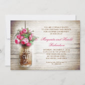 Rustikales Jubiläum Einladung (Vorderseite)