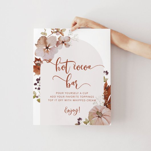 Rustikales Kakao-Bar Poster