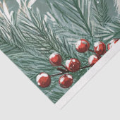 Rustikales Kaninchen WinterIllustrationsdekoupage Seidenpapier (Ausschnitt)