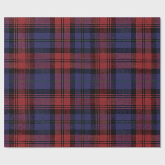 Rustikales Kariert Classic MacLachlan Tartan Geschenkpapier (Flach)