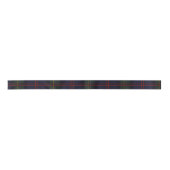 Rustikales Kariert Elegantes Clan Malcolm Tartan Satinband (Vorderseite)