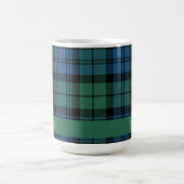 Rustikales Kariertes Campbell Tartan-Skript Kaffeetasse (Mittel)