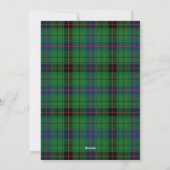Rustikales Kariertes Foto Weihnachten Tartan (Rückseite)
