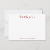 Rustikales Kariertes geometrisches Brautparty Dankeskarte (Vorderseite)