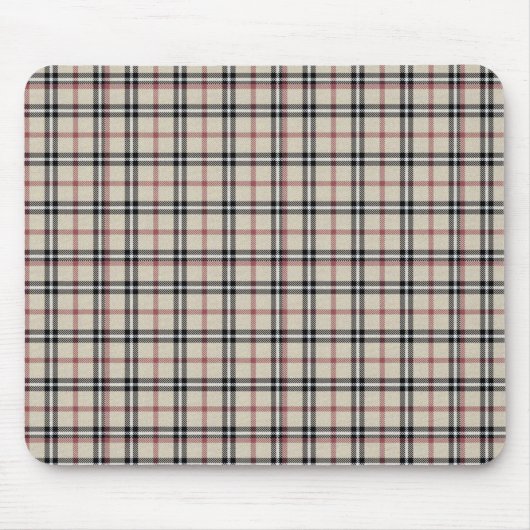 Rustikales kariertes mousepad (Vorne)