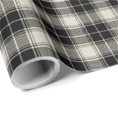 Rustikales Kariertes Muster Geschenkpapier (Rolleneckpunkt)