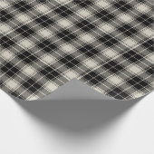 Rustikales Kariertes Muster Geschenkpapier (Ecke)