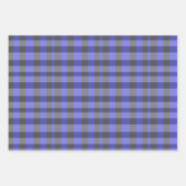 Rustikales Kariertes Muster Geschenkpapier Set (Vorderseite 3)