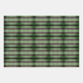 Rustikales Kariertes Muster Geschenkpapier Set (Vorderseite)