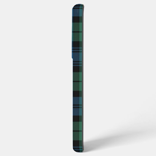 Rustikales Kariertes Skript Campbell Tartan Custom Samsung Galaxy Hülle (Rückseite (Horizontal))