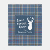 Rustikales Kariertes Tartan Thompson Custom Fleecedecke (Vorderseite)