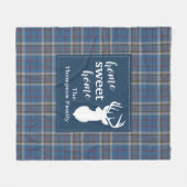 Rustikales Kariertes Tartan Thompson Custom Fleecedecke (Vorderseite (Horizontal))