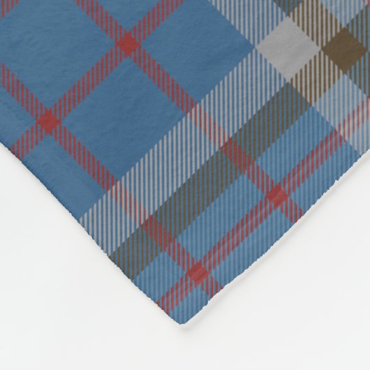 Rustikales Kariertes Tartan Thompson Custom Fleecedecke (Ecke)