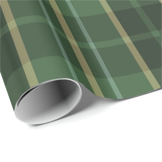 Rustikales kariertes Tartanmuster Geschenkpapier (Rolleneckpunkt)