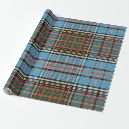 Rustikales Karo Anderson Tartan Geschenkpapier (Ungerollt)