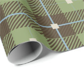 Rustikales Karo Geschenkpapier (Rolleneckpunkt)