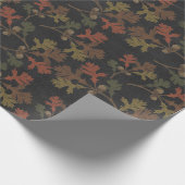 Rustikales Karton für Herbst Geschenkpapier (Ecke)