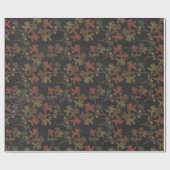 Rustikales Karton für Herbst Geschenkpapier (Flach)