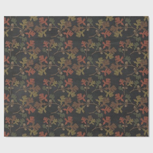 Rustikales Karton für Herbst Geschenkpapier (Flach)