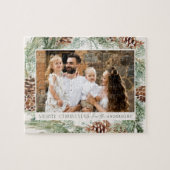 Rustikales Kieferkiefer Kranken Foto Puzzle (Horizontal)