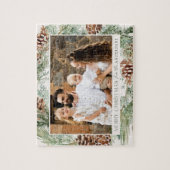 Rustikales Kieferkiefer Kranken Foto Puzzle (Vertikal)