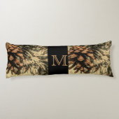 Rustikales Kiefernsteindesign Seitenschläferkissen (Rückseite)