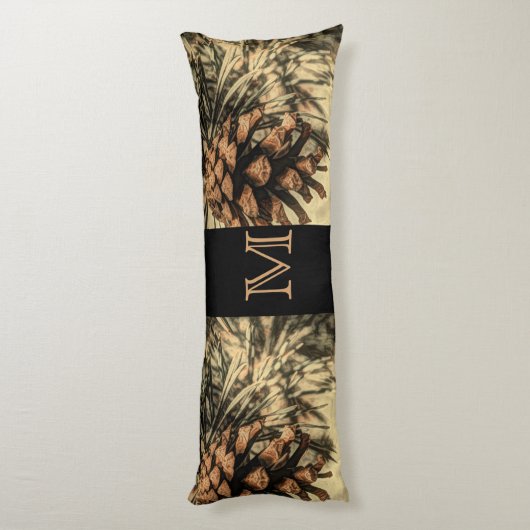 Rustikales Kiefernsteindesign Seitenschläferkissen (Rückseite (Vertikal))