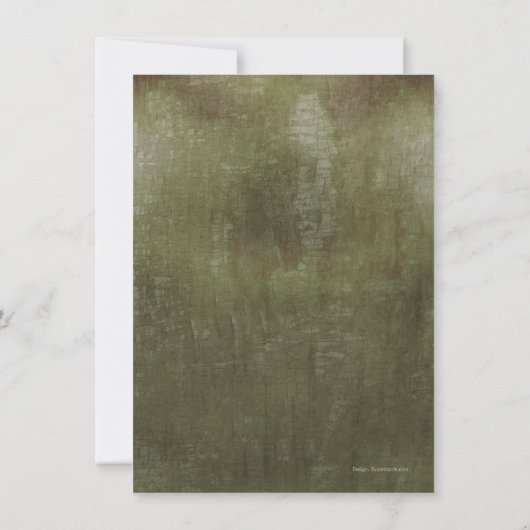 Rustikales Kirschblossom Blumenzwiebeln 4,5" x 6,2 Einladung (Rückseite)