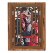 Rustikales Kirschfenster Phantastische Leinwand dr