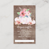 Rustikales Kleinkantentuch Begleitkarte (Vorderseite)