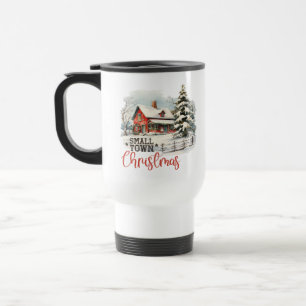 Rustikales Kleinstädter Weihnachtsbauernhaus Reisebecher