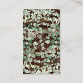 Rustikales Koala Bear Baby Duschkabine Windelwanne Begleitkarte (Rückseite)