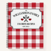 Rustikales Kochbuch der Landküche Notizblock (Vorderseite)