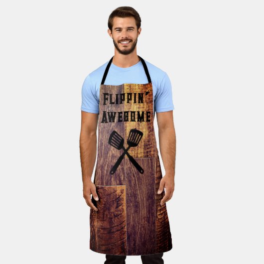 Rustikales Kornmuster Schürze (Getragen)