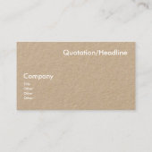 Rustikales Kraf&white - Libra zodiac-Zeichen Visitenkarte (Rückseite)