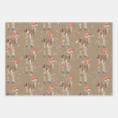 Rustikales Kraft Baby kann für Ferien verkleidet w Geschenkpapier Set (Vorderseite 3)