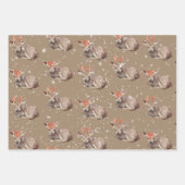 Rustikales Kraft Baby kann für Ferien verkleidet w Geschenkpapier Set (Vorderseite 2)