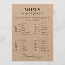 Rustikales Kraft-Brautparty