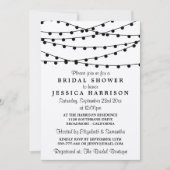 Rustikales Kraft-Brautparty Einladung (Vorderseite)