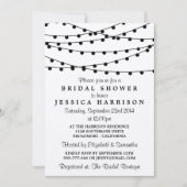 Rustikales Kraft-Brautparty Einladung (Vorderseite)