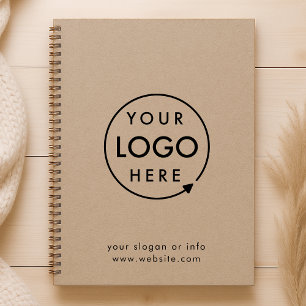Rustikales Kraft-Logo Business Modern Beruflich Planer