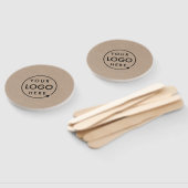 Rustikales Kraft-Logo | Förderung moderner Unterne Fächer (Non-assembled)