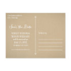 Rustikales Kraft- und Spitzen-HochzeitsFoto Save t