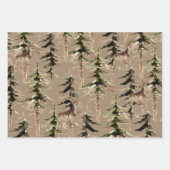 Rustikales Kräftemehl in einem Wald Geschenkpapier Set (Vorderseite 2)
